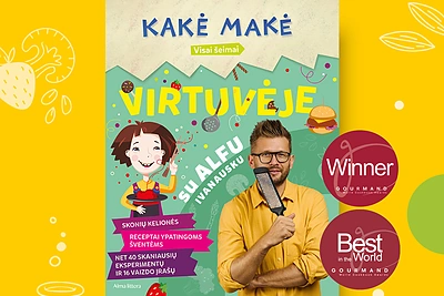 Vaikų kulinarijos revoliucija: Kakė Makė ir Alfas Ivanauskas triumfuoja pasaulinėje scenoje