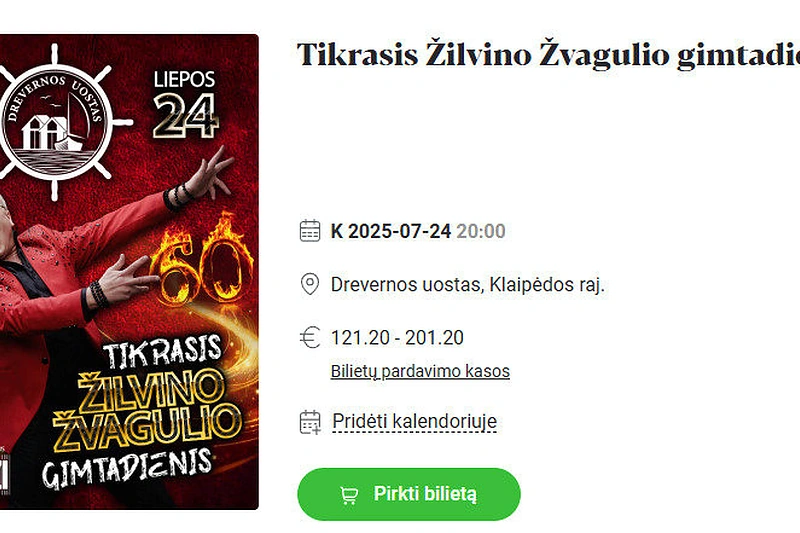 Žilvino Žvagulio koncertas / Bilietai.lt nuotr.