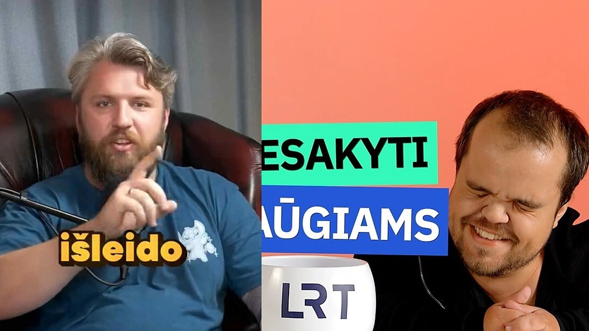 Dominykas Klajumas, stopkadras iš laidos „Ko nesakyti“ / Stopkadro nuotr.
