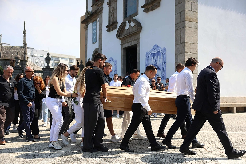 Atsisveikinimas su Diogo Jota ir jo broliu André Silva / Scanpix nuotr.