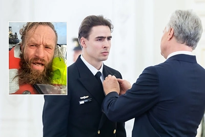 Vilniuje apdovanotas Aurimo Mockaus gelbėtojas iš Australijos: pirmą kartą atvyko į Lietuvą