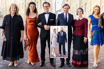 Prezidento rūmuose – iškilmingas priėmimas: švęsti Mindaugo karūnavimą gausiai rinkosi šalies elitas