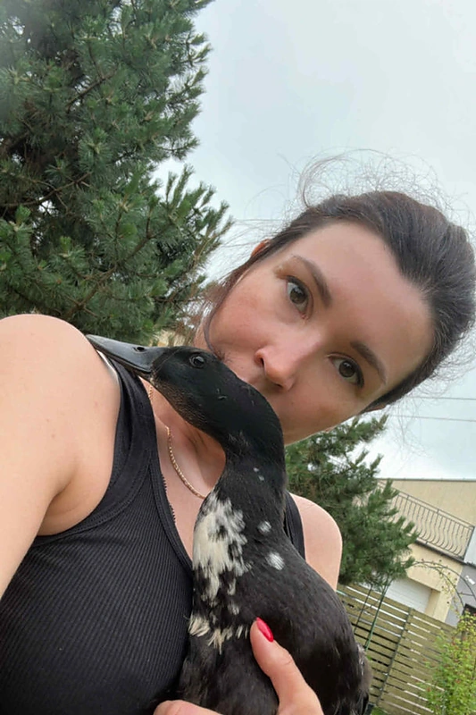 Irina Masolė ir jos antys / Asmeninio albumo nuotr.