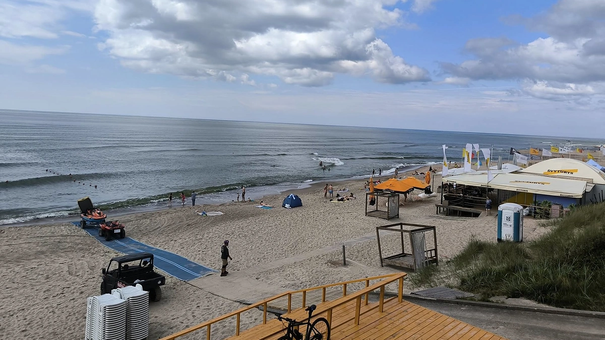 Paplūdimys ties Klaipėda / „Klaipėdos paplūdimių“ nuotr.