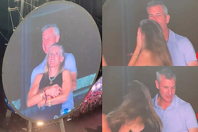 Neištikimybės skandalas „Coldplay“ koncerte: technologijų magnatas pričiuptas ne su žmona