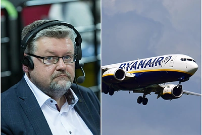 Vaido Čeponio skrydis namo virto drama: keleivis lėktuve bandė išlaužti avarinį išėjimą