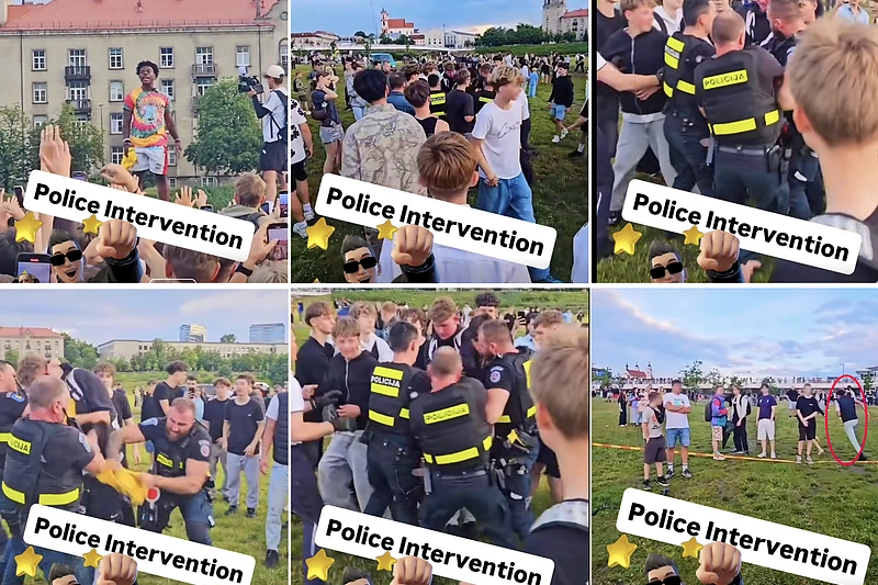 kova dėl „IShowSpeed“ marškinėlių / Ekrano nuotr.