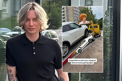 Ąžuolą Misiukevičių išmušė iš vėžių vaizdas po automobiliu: „Tai galėjo būti padaryta specialiai“