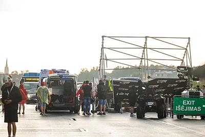 Lenktynių teritorijoje sužalotas žmogus / Eriko Ovčarenko / BNS nuotr.