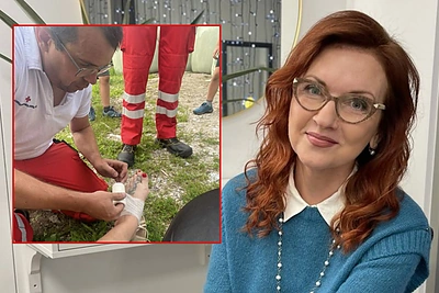 Motociklu po Austriją keliaujančiai Astai Stašaitytei prireikė medikų pagalbos