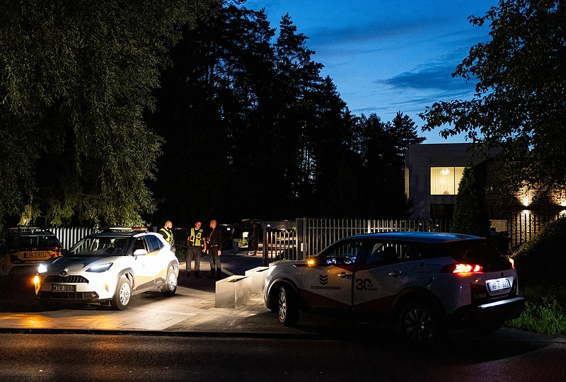 Prie Egidijaus Dragūno-Selo namų – incidentas / Pauliaus Peleckio / BNS nuotr.