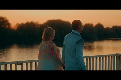 Jolantos Naruševičiūtės klipo „Naktys rugpjūčio“ akimirka / Stop kadras