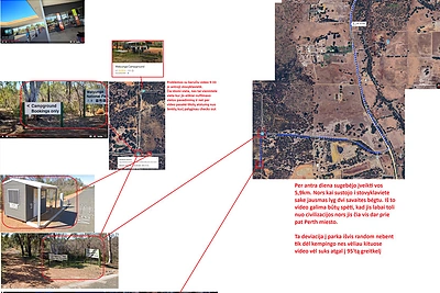 2. D.Narausko kelionės pradžia, antra diena / D.Narausko maršrutą tyrinėjusio asmens vizualai