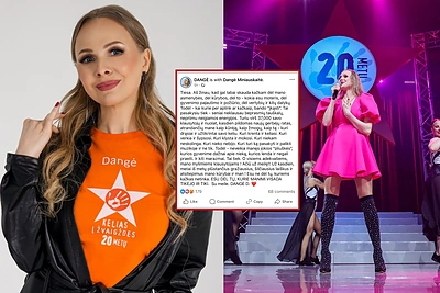 Po „Kelias į žvaigždes“ sugrįžimo – mįslinga Dangės žinutė: „Gal kažkam labai skauda“