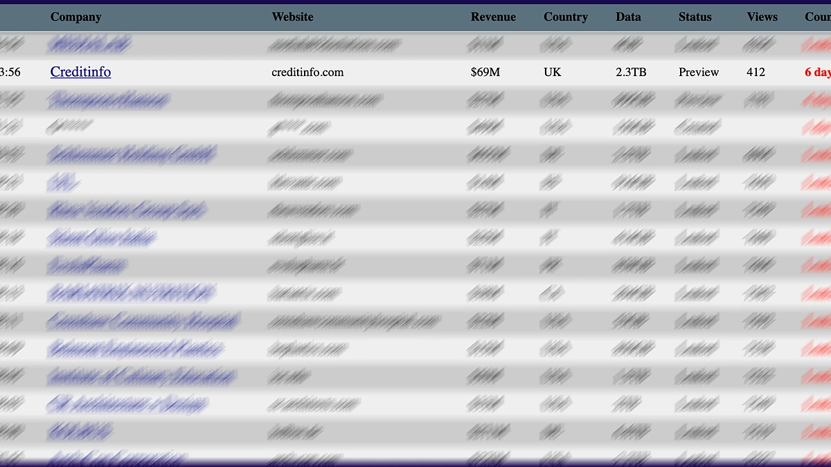 „Creditinfo“ patyrė kibernetinę ataką / Ekrano nuotr.