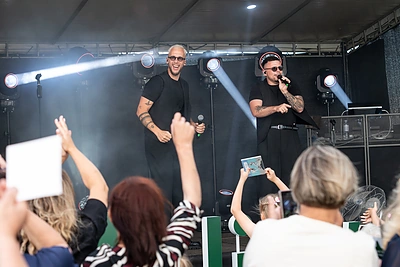 Gimininės Rūtelių kaime su grupe „Žemaitukai“ /Foto: Mantas Stankevičius