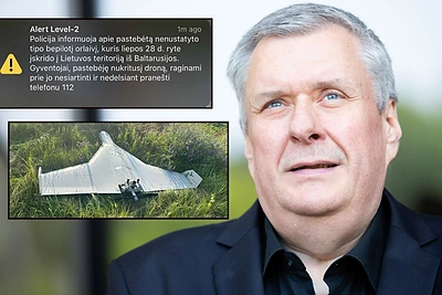 Virš Haroldo Mackevičiaus namų – iš Baltarusijos atskridęs dronas: „Atpažinau iškart“