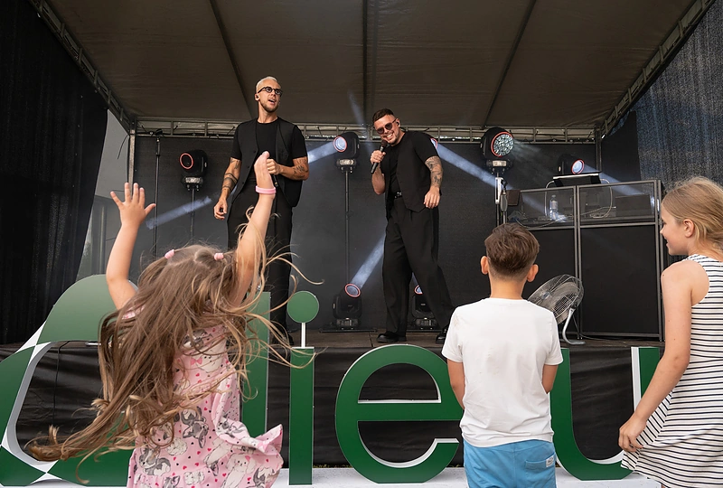 Gimininės Rūtelių kaime su grupe „Žemaitukai“ /Foto: Mantas Stankevičius