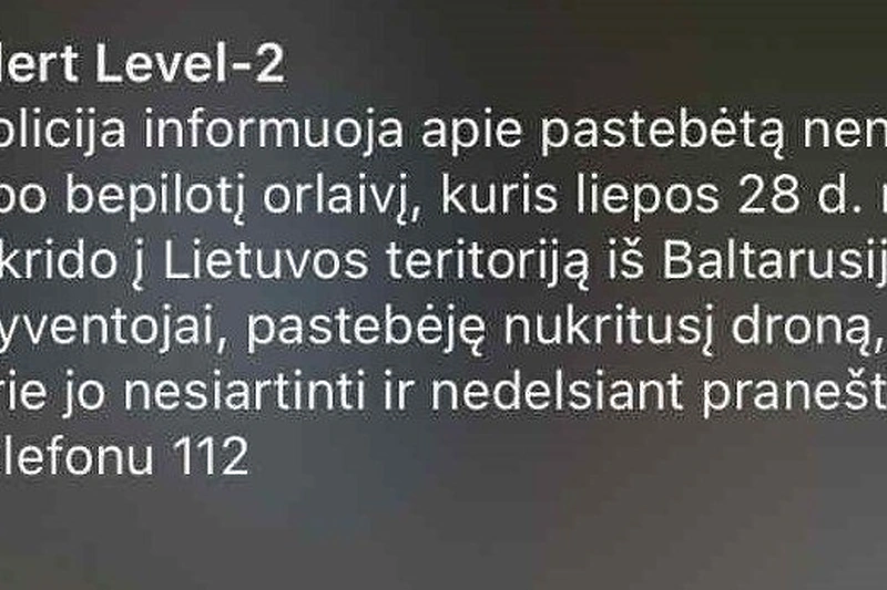 Pranešimas / Elzė Antanavičiūtė nuotr.