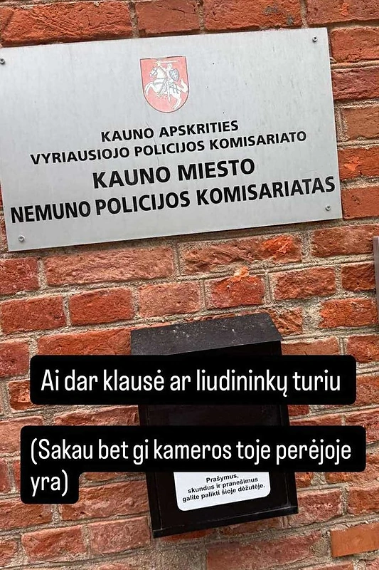 Policijos komisariatas / Stop kadras