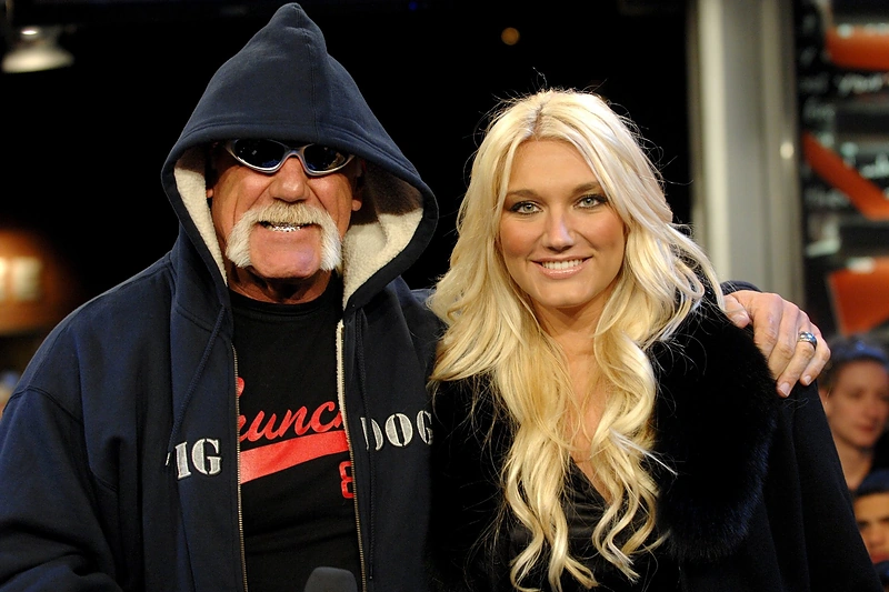 Hulkas Hoganas ir jo dukra Brooke Hogan / Vida Press nuotr.