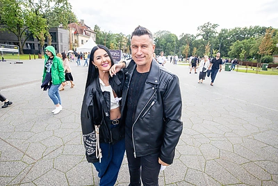 Gerbėjai renkasi i Robbie Williamso koncertą Kaune / Teodoro Biliūno / BNS nuotr.