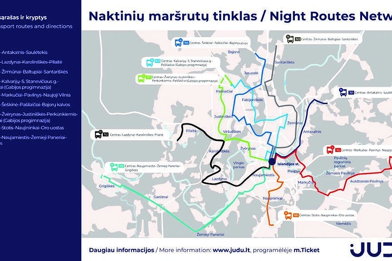 Visuomeninio transporto maršrutai keisis dėl koncertų / JUDU iliustr.