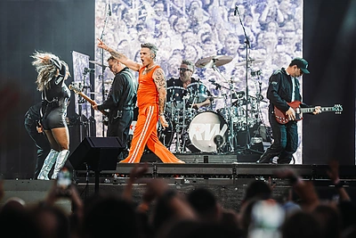 Robbie Williamso koncertas Dariaus ir Girėno stadione Kaune / Roko Snarskio nuotr.