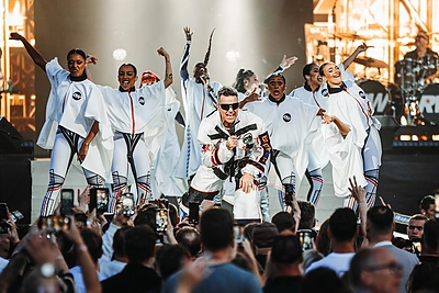 Robbie Williamso koncertas Dariaus ir Girėno stadione Kaune / Roko Snarskio nuotr.