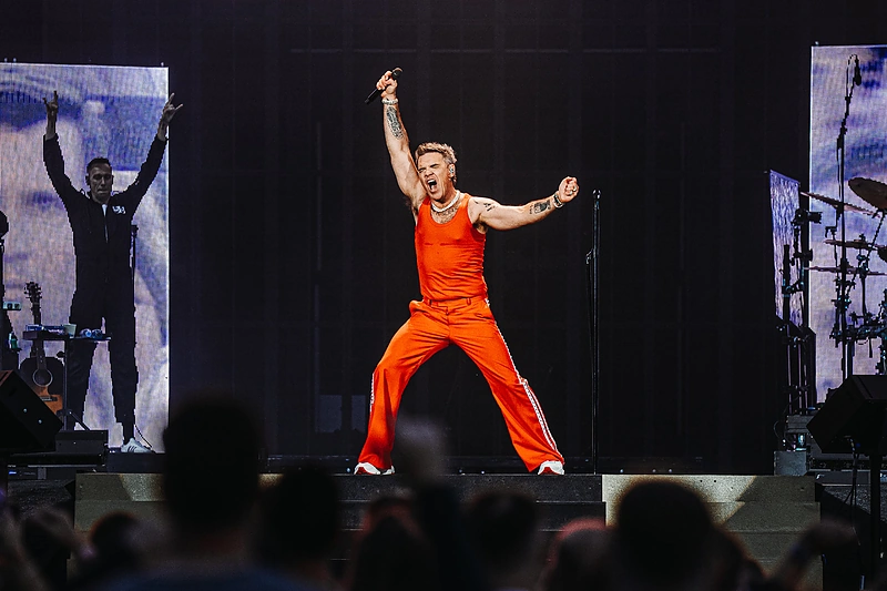 Robbie Williamso koncertas Dariaus ir Girėno stadione Kaune / Roko Snarskio nuotr.