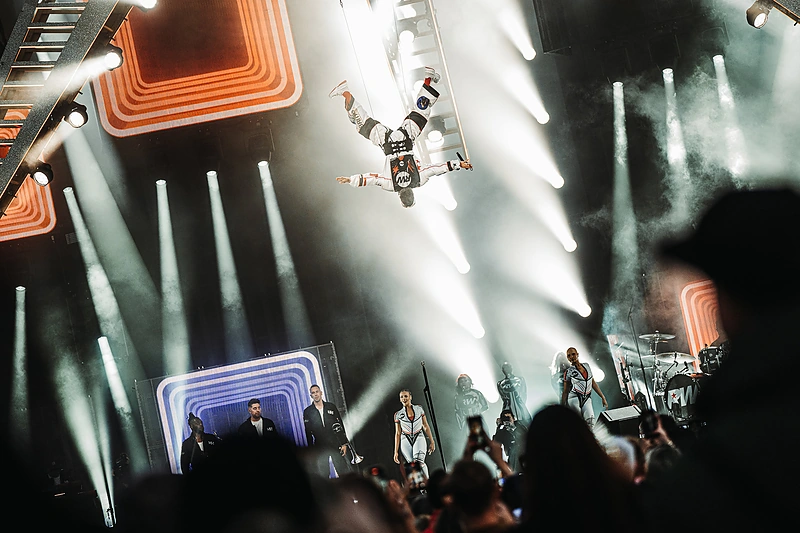 Robbie Williamso koncertas Dariaus ir Girėno stadione Kaune / Roko Snarskio nuotr.