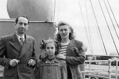 1949-ieji, pagaliau visa šeima pasiekė Australijos krantus / Asmeninio albumo nuotrauka