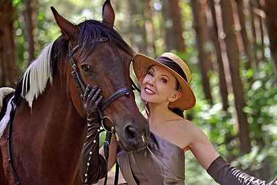 Dizainerė Audronė Bunikienė įsigijo žirgą: „Labiausiai šiuo pirkiniu nustebinau save“
