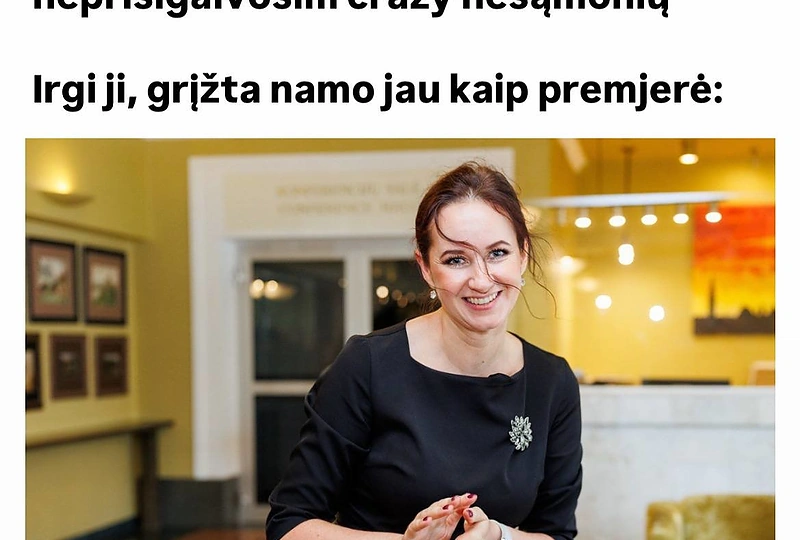 Memai apie Ingą Ruginienę / „Aletumeme“ nuotr.
