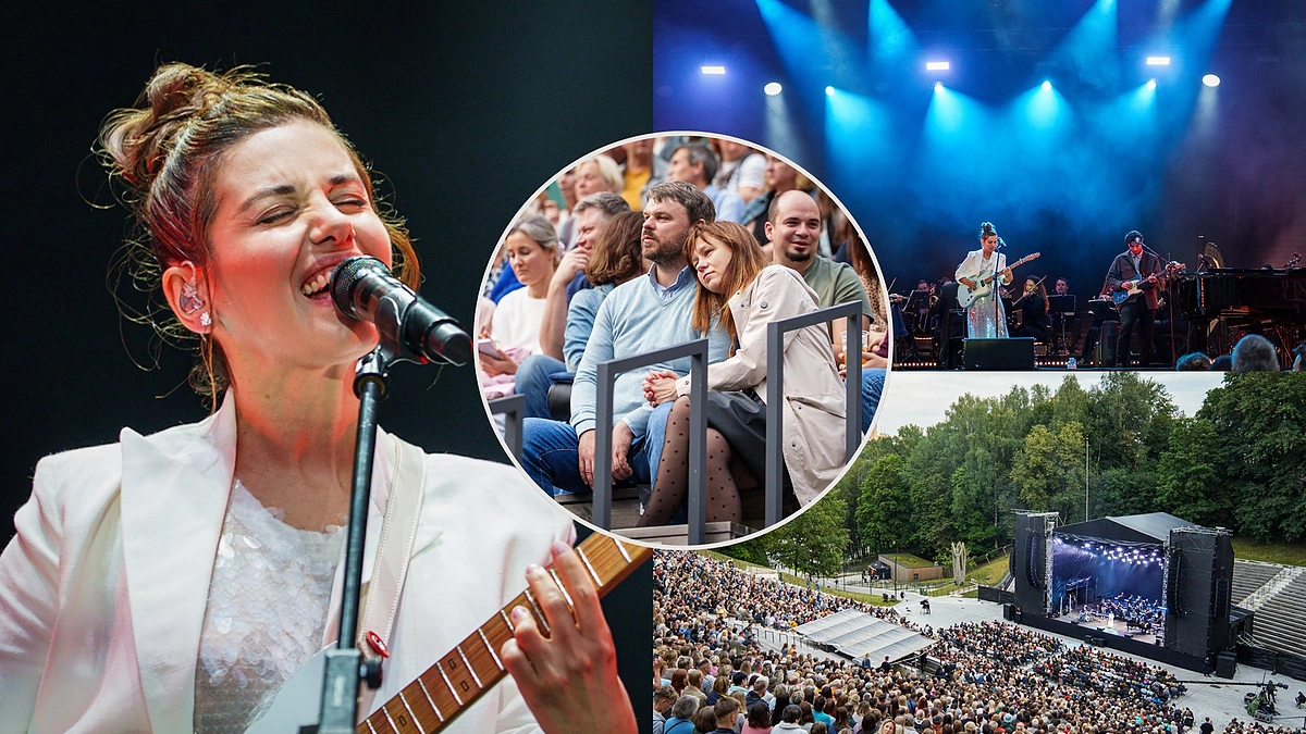 Katie Melua koncertas Dainų slėnyje / 15min nuotr.