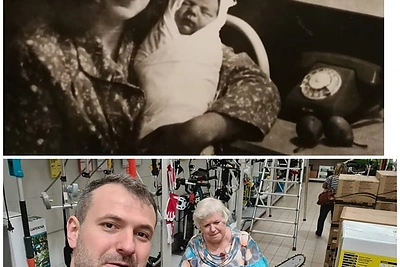 Juozo Kuraičio ir jo mamos duetas / Asmeninio archyvo nuotr.