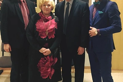 Juozo Kuraičio ir jo mamos duetas / Asmeninio archyvo nuotr.