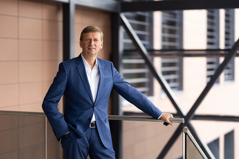 Dainius Dundulis, UAB „Norfos mažmena“ valdybos pirmininkas ir „Rivona“ generalinis direktorius. / Gretos Skaraitienės / BNS nuotr.