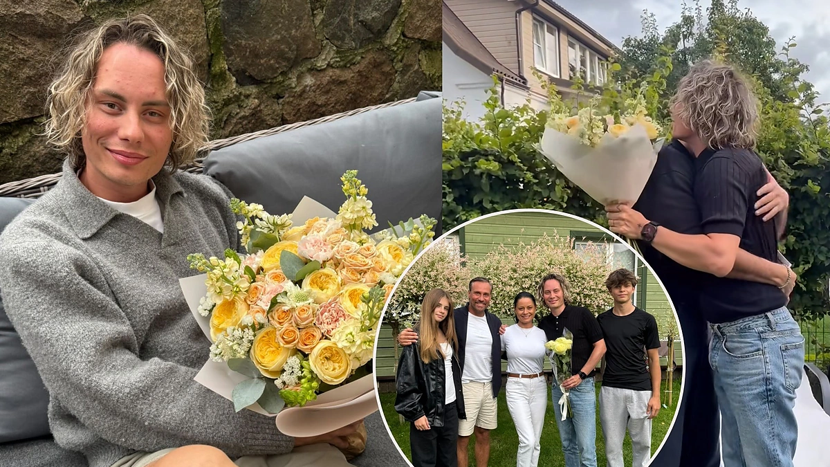 Ąžuolas Misiukevičius su mama / Asmeninio archyvo nuotr.