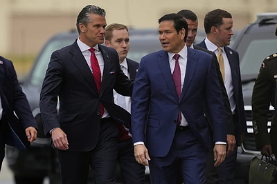 Putinas ir Trumpas susitiko Aliaskoje / Scanpix nuotr.