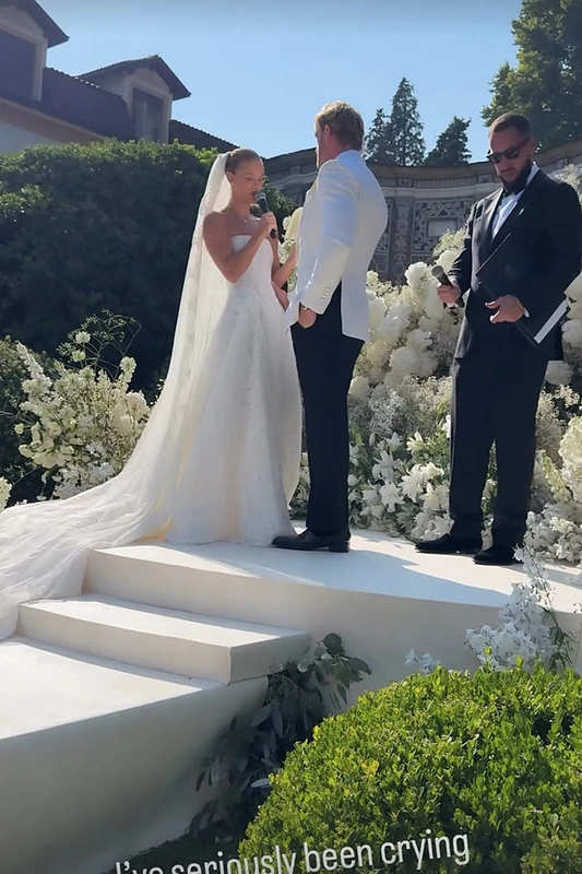 Logano Paulo vestuvių akimirka / Socialinių tinklų nuotr.