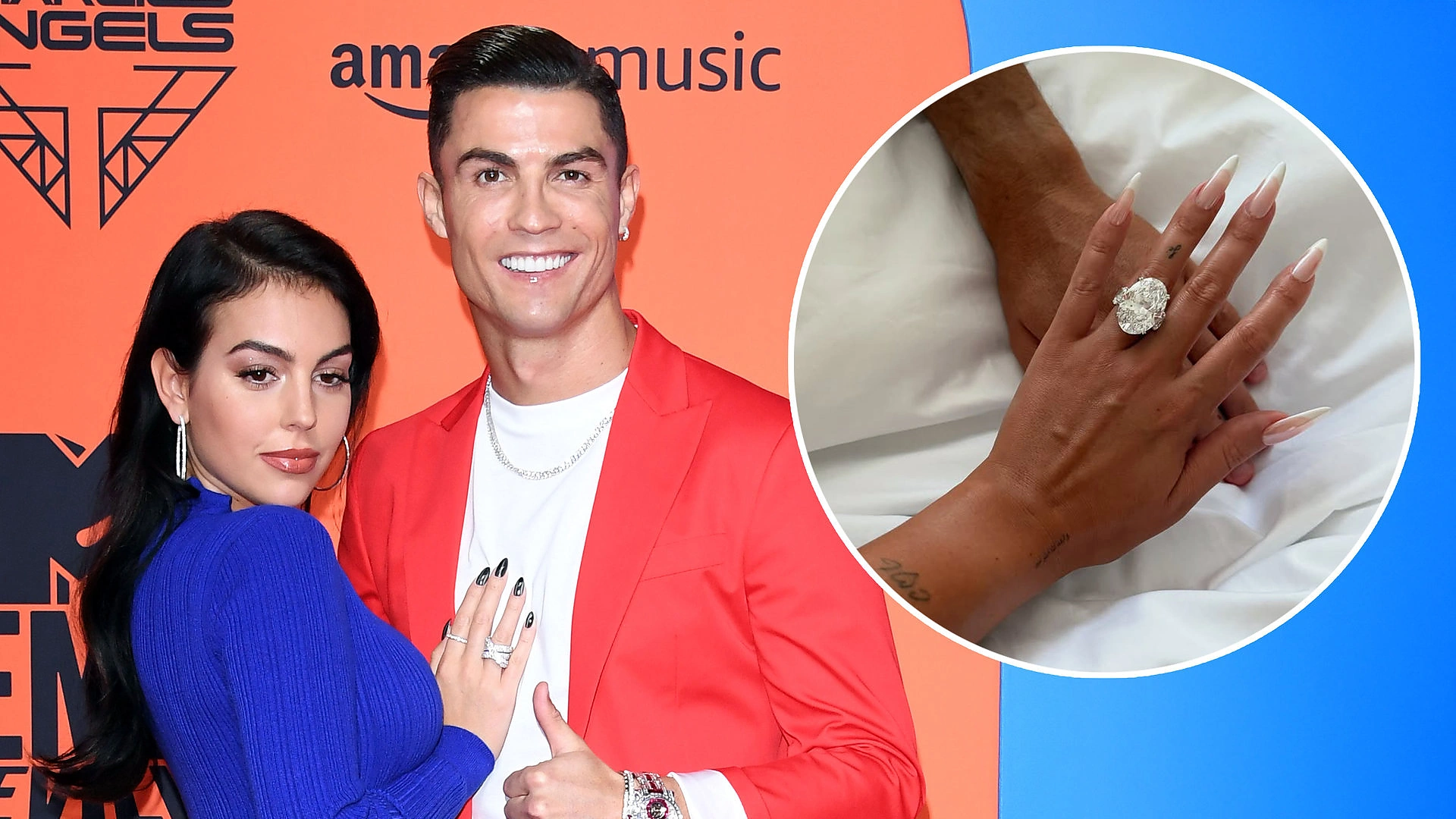 Cristiano Ronaldo ir Georgina Rodriguez / Getty, Vida Press nuotraukos