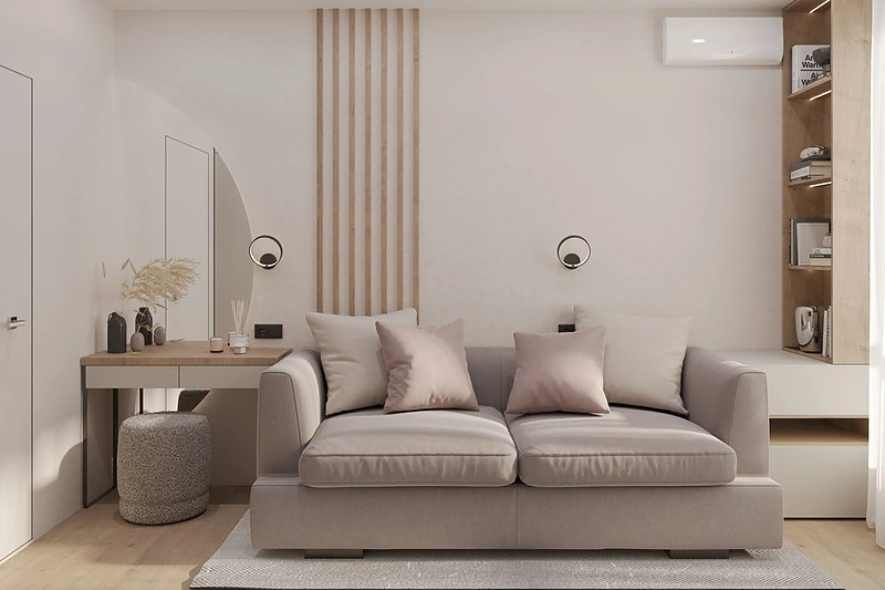 Pastelinės spalvos interjere / Shutterstock nuotr.