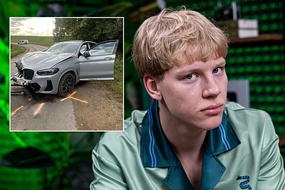 Adomas Vyšniauskas su „BMW X4“ pateko į avariją: į ligoninę išvežta moteris, vaizdai iš įvykio vietos – sukrečia