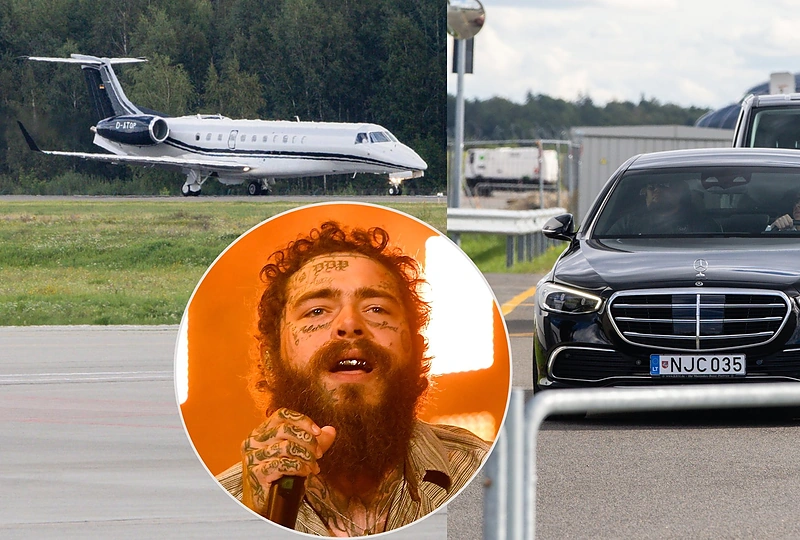 Post Malone atvyko į Kauną / Teodoro Biliūno ir Scanpix nuotr.