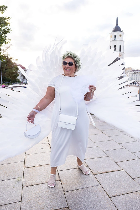 Vienuoliktoji baltoji vakarienė „Le Diner en Blanc“ Vilniuje / Roberto Riabovo / BNS nuotr.