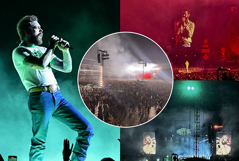 Post Malone koncertas Kaune / Vida Press ir Žmonės.lt skaitytojo nuotr.