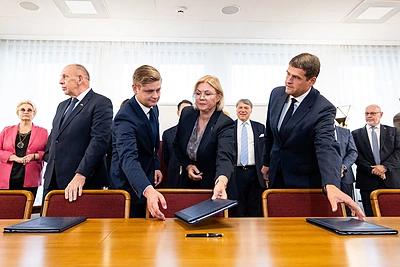 Remigijus Motuzas, Aušrinė Norkienė, Remigijus Žemaitaitis / Pauliaus Peleckio / BNS nuotr.