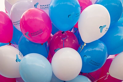 Rimanto Kaukėno paramos fondo komanda Velomaratone / Ekaterinos Khvashchynskayos nuotr.