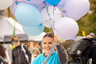 Rimanto Kaukėno paramos fondo komanda Velomaratone / Ekaterinos Khvashchynskayos nuotr.